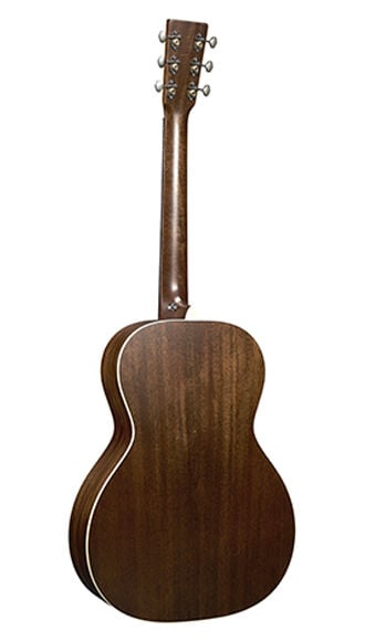 Back of Martin 00L-16E Blue Denim Guitar